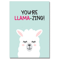 You'Re Llama-Zing Card